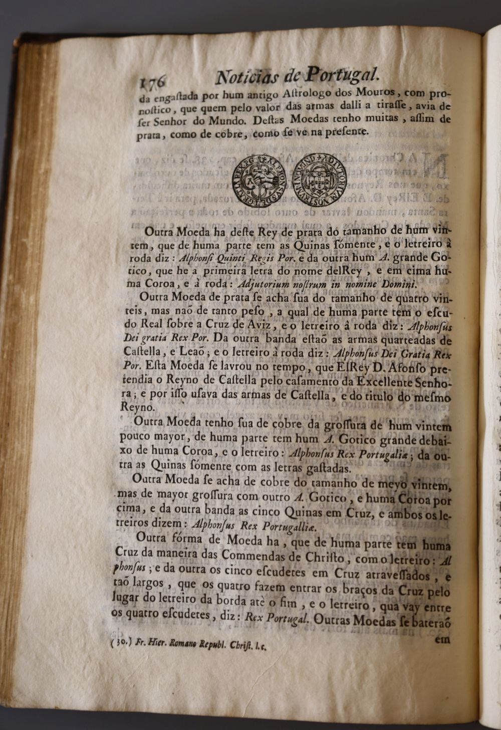 Faria, Manoel Severim de, 1583-1655 - Noticias de Portugal, 2nd edition, calf, quarto, pencil writings to obverse of half title, later